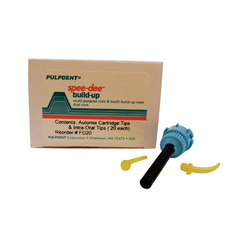 Pulpdent FD20 Spee-Dee Automix Mixing Tip For Spee-Dee Build-Up Cartridges 20/Pk Pulpdent FD20 Spee-Dee Automix Mixing Tip For Spee-Dee Build-Up Cartridges 20/Pk
